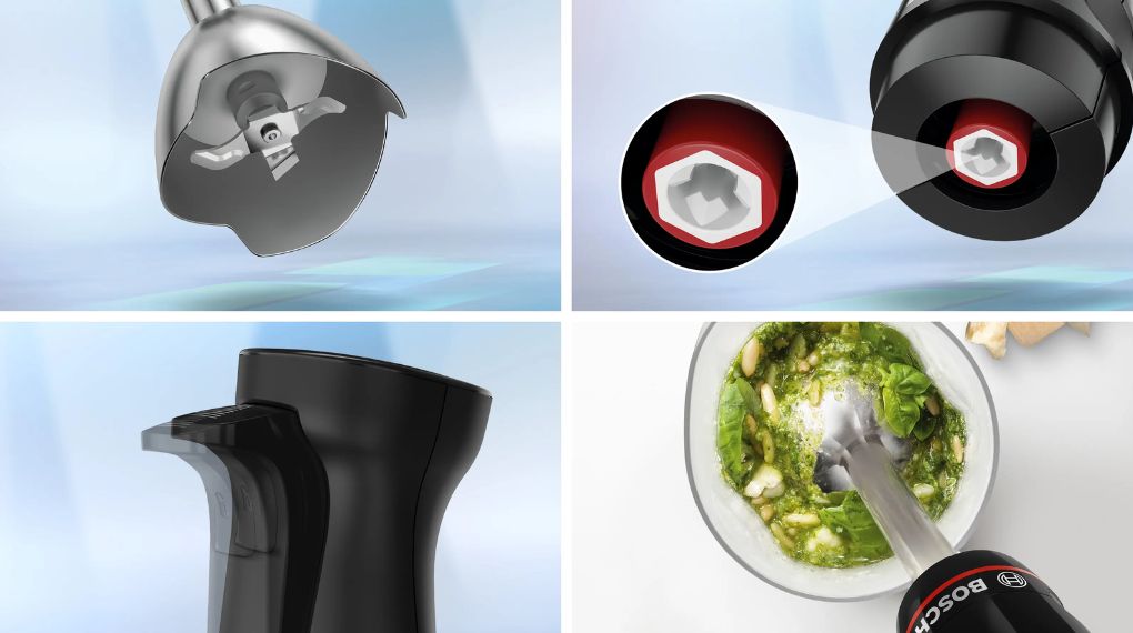 Máy xay cầm tay đa năng Bosch MSM4B624 Series 4 - Chống bắn hiệu quả với công nghệ AntiSplash may xay cam tay da nang bosch msm4b624 series 4 6 2