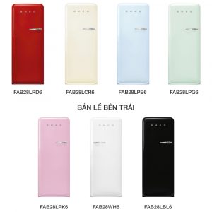 Tủ lạnh inverter Smeg 270 lít FAB28xxx6 màu trơn 5 tu lanh smeg 270 lit fab28xxx6 mau tron 18