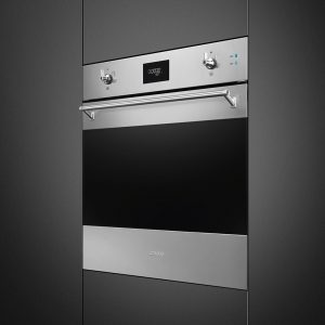 Lò nướng kèm hấp Smeg Classica SO6301S2X âm tủ 3 lo nuong kem hap smeg classica so6301s2x am tu 2