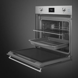 Lò nướng kèm hấp Smeg Classica SO6301S2X âm tủ 5 lo nuong kem hap smeg classica so6301s2x am tu 4