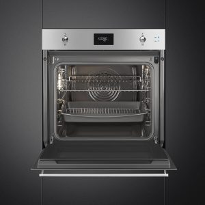Lò nướng kèm hấp Smeg Classica SO6301S2X âm tủ 7 lo nuong kem hap smeg classica so6301s2x am tu 6