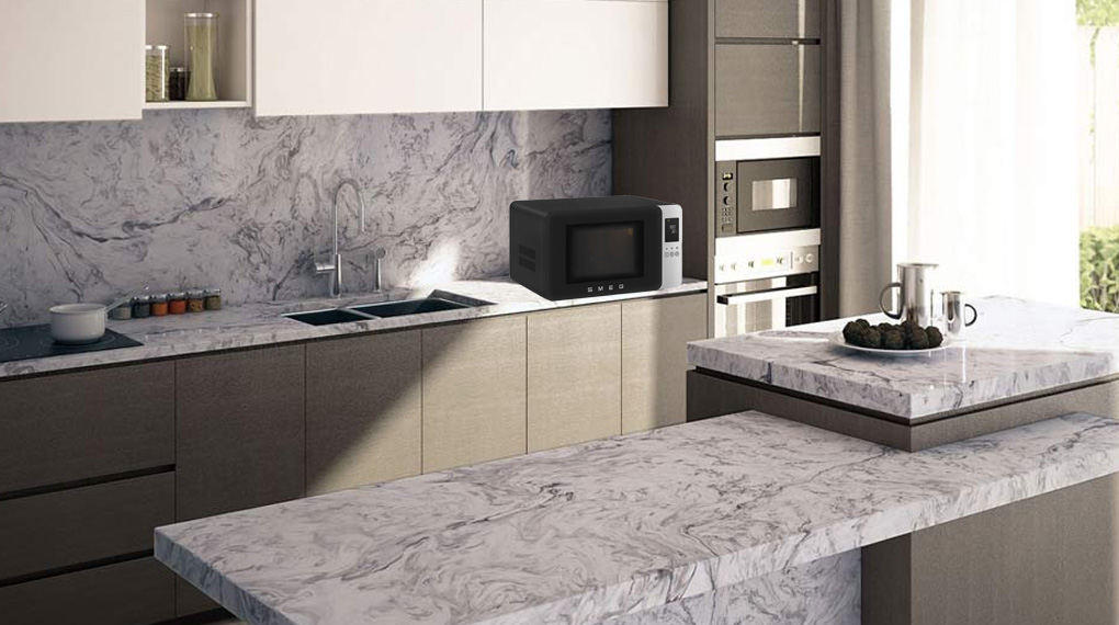 Lò vi sóng kèm nướng Smeg MOC01 Collezione 21 Lò vi sóng kèm nướng Smeg MOC01 Collezione-Lắp đặt để bàn linh hoạt