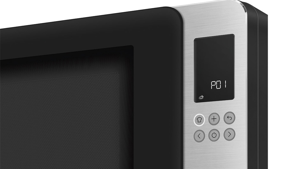 Lò vi sóng kèm nướng Smeg MOC01 Collezione 24 Lò vi sóng kèm nướng Smeg MOC01 Collezione-Bảng điều khiển nút nhấn dễ thao tác