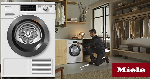 Nguyên nhân máy sấy quần áo kêu to và cách khắc phục 12 Máy sấy Miele nhập khẩu Đức vận hành tĩnh lặng, không gây ồn ào