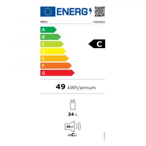 Tủ lạnh mini Smeg 34 lít FAB5RRD6 50's Style 8 tu lanh mini smeg 34 lit fab5rrd6 50s style 8