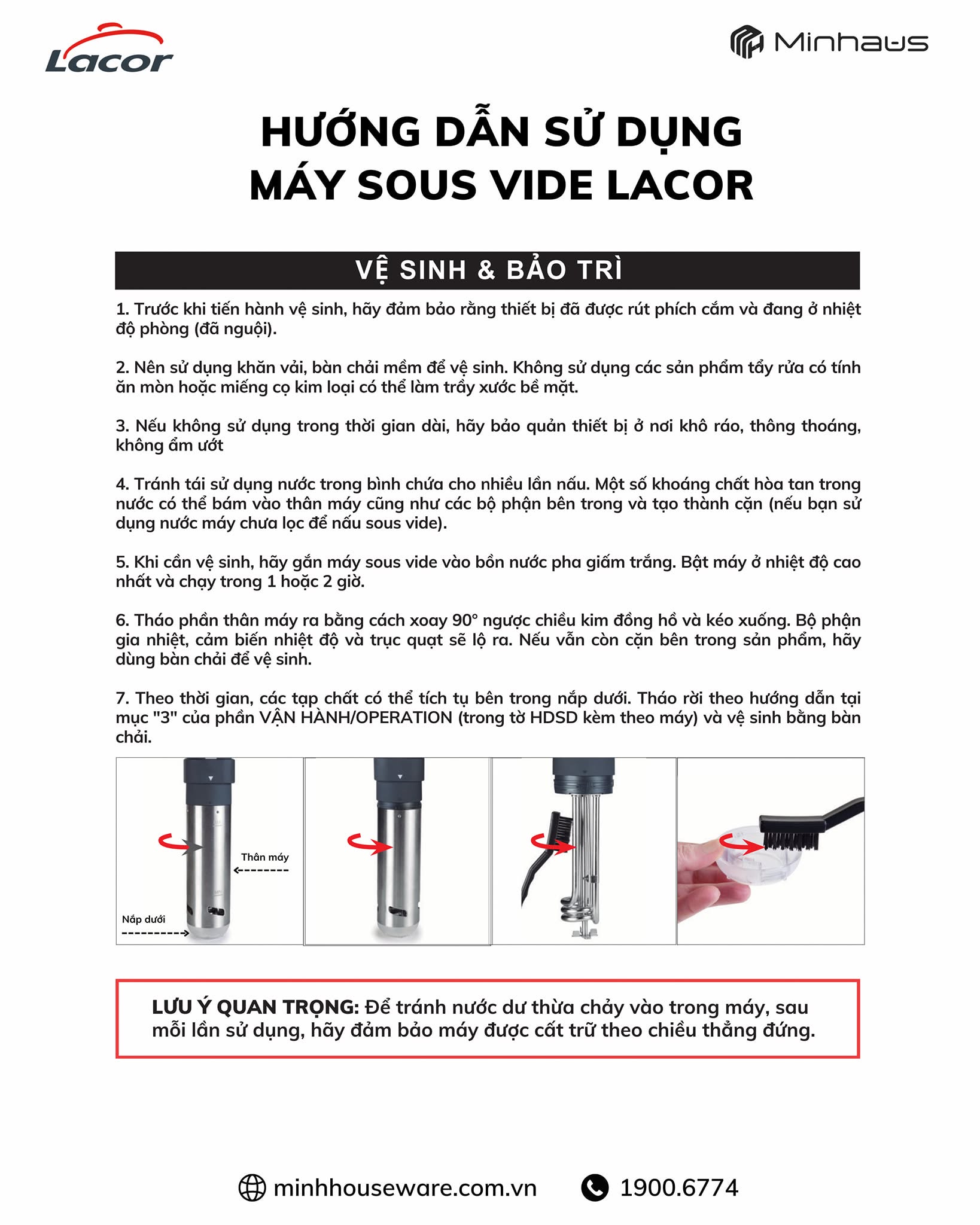 Hướng dẫn vệ sinh và bảo trì máy nấu chậm sous vide Lacor 517698883 1145200554291902 5364711972410698926 n