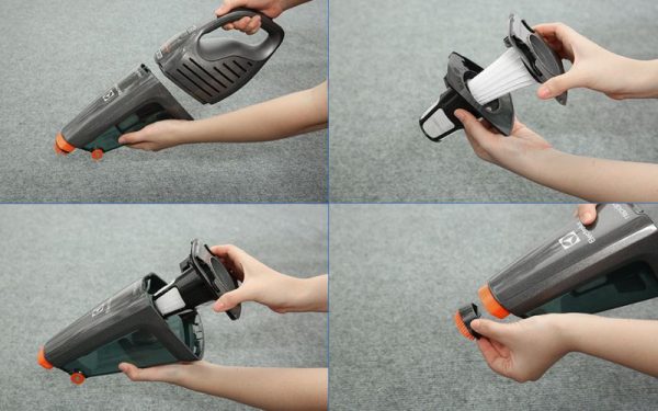Chi tiết cách lắp máy hút bụi cầm tay đơn giản tại nhà 2 Lắp máy hút bụi cầm tay đúng cách là rất cần thiết