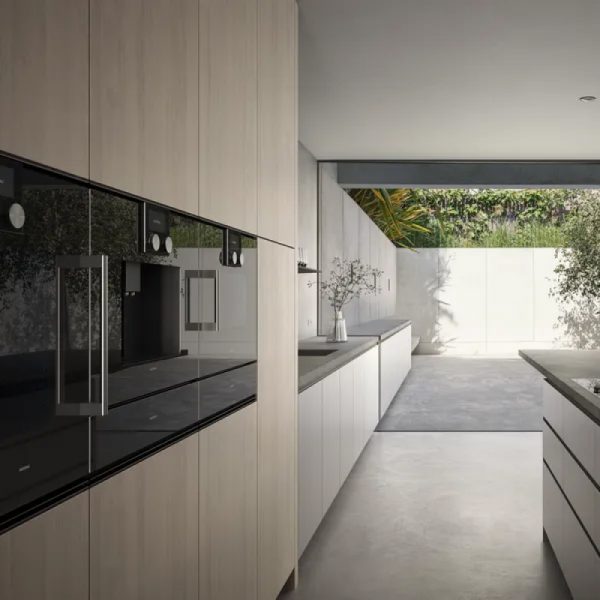 Lò nướng kèm hấp Gaggenau có tốt không? Có nên đầu tư? 9 Lau chùi nhẹ nhàng nhờ chất liệu nội thất cao cấp của lò