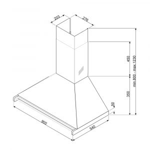 Máy hút mùi áp tường Smeg Classica KD90HXE 13 may hut mui ap tuong smeg classica kd90hxe 8