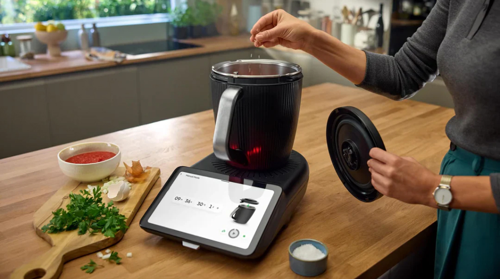 Robot nấu ăn thông minh Vorwerk Thermomix® TM7 - tính năng an toàn robot nau an thong minh vorwerk thermomix tm7 2 1