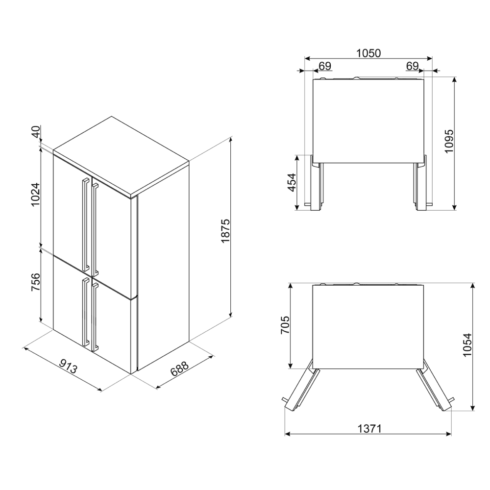 tu-lanh-inverter-smeg-572-lit-fq60cao6-coloniale-2-3 tu lanh inverter smeg 572 lit fq60cao6 coloniale 2 3