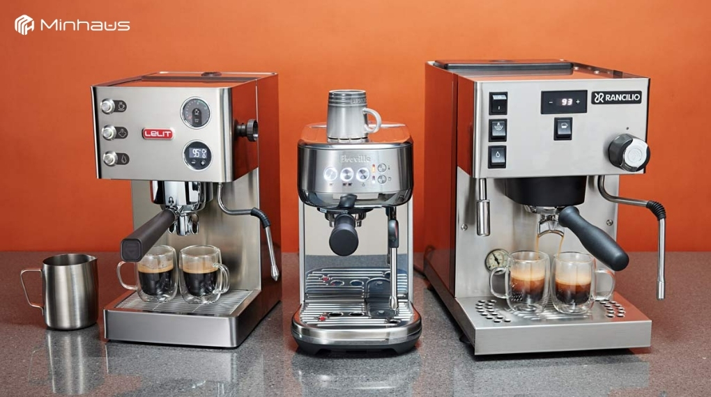 Máy pha capuchino và espresso: Khác nhau ở điểm nào? 5 Máy pha capuchino được thiết kế thêm phần xử lý sữa tiện lợi