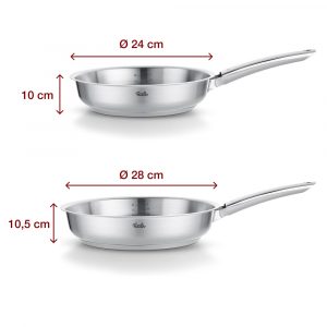 Chảo inox Fissler 086-374-24-100/0 Pure 6 chao inox fissler 086 374 24 100 0 10
