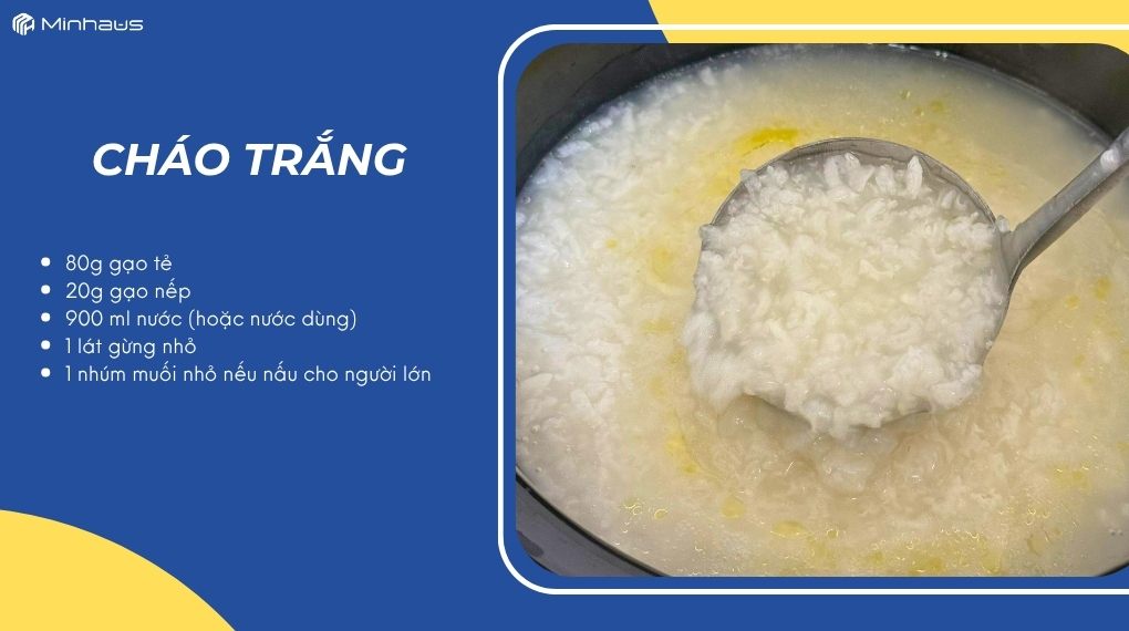 Các cách nấu cháo bằng nồi nấu chậm thơm ngon, tiện lợi mỗi ngày 2 Nấu cháo trắng bằng nồi nấu chậm Russell Hobbs