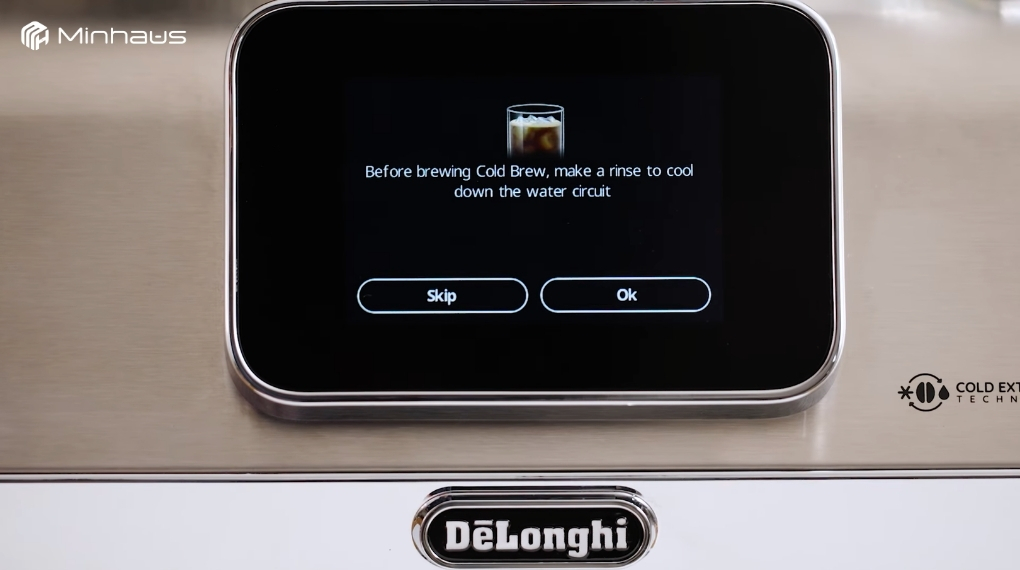 Cách pha cafe cold brew bằng máy pha cà phê chuẩn vị tại nhà 7 Chuyển máy sang chế độ dành riêng cho cold brew