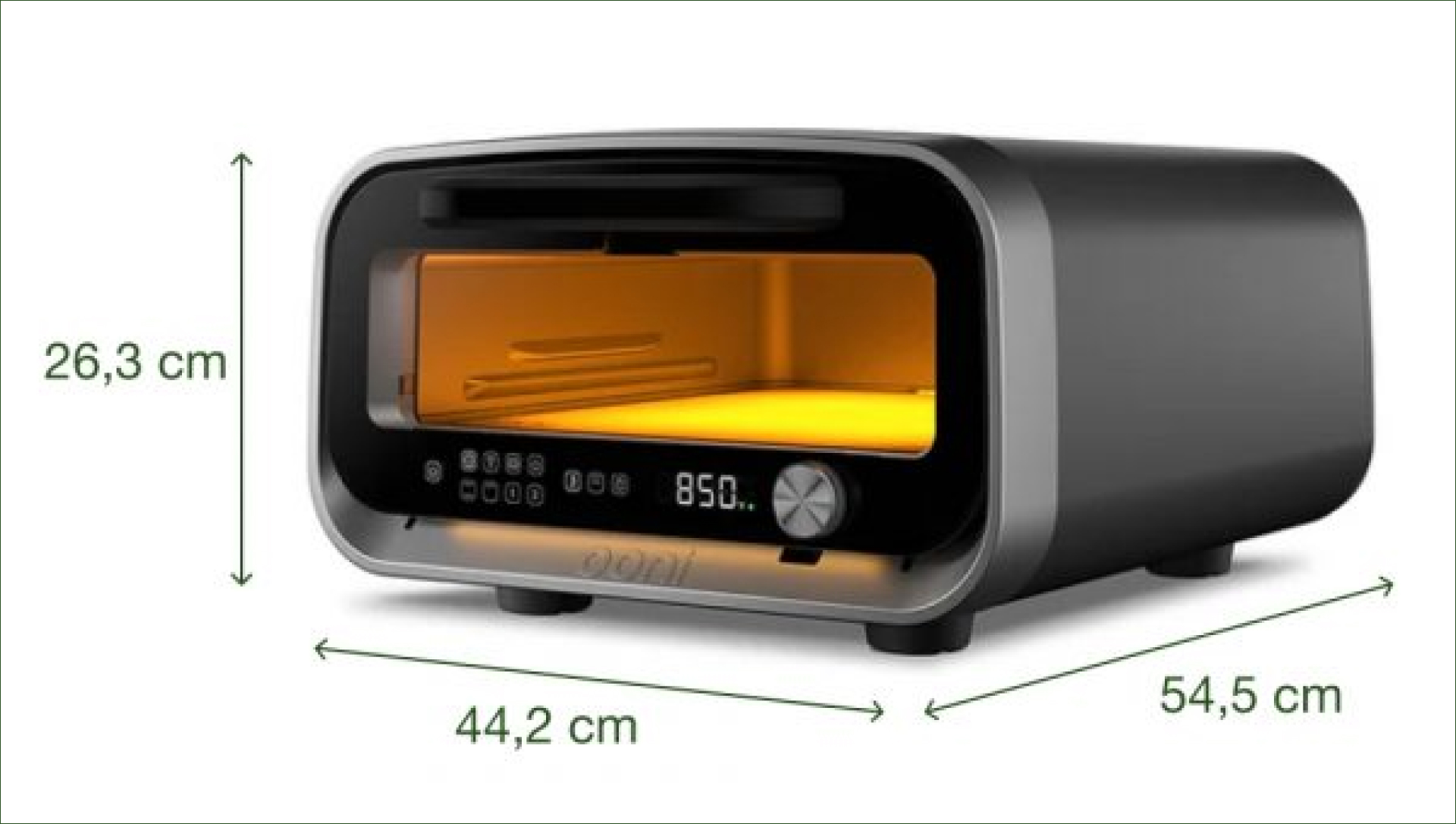Lò nướng pizza Ooni Volt 2 UU-P35E00 làm bánh pizza chuẩn châu âu may lam da caso 3301 icemaster pro dsasdasd07
