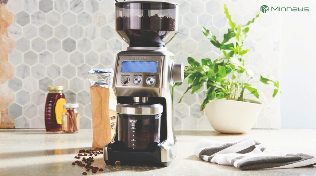 Máy xay cafe hạt là gì? Có cần khi dùng máy pha cà phê? 11 Máy xay cafe hạt Breville The Smart Grinder™ Pro BCG820