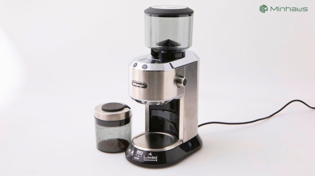 Máy xay cafe hạt là gì? Có cần khi dùng máy pha cà phê? 9 Máy xay cafe hạt De’longhi KG521.M Dedica