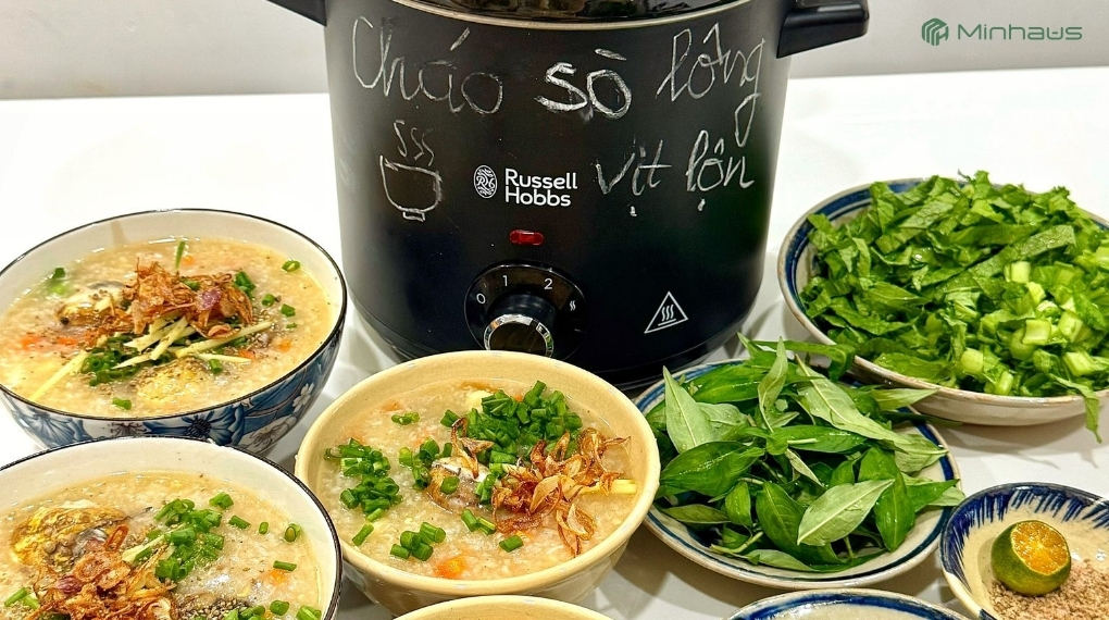 Nồi nấu chậm dùng để làm gì? Mẹo nấu ăn ngon bạn cần biết 4 Nấu cháo bằng nồi nấu chậm giúp hạt gạo nở từ từ, cháo mịn