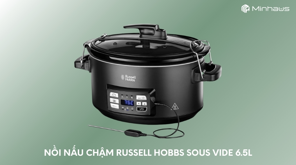 Nồi nấu chậm loại nào tốt? Top 7 nồi nấu chậm đáng mua nhất 5 Nồi nấu chậm Russell Hobbs Sous Vide 25630-56