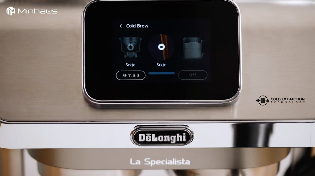 Cách pha cafe cold brew bằng máy pha cà phê chuẩn vị tại nhà 8 Quá trình chiết xuất thường kéo dài khoảng 2-4 phút