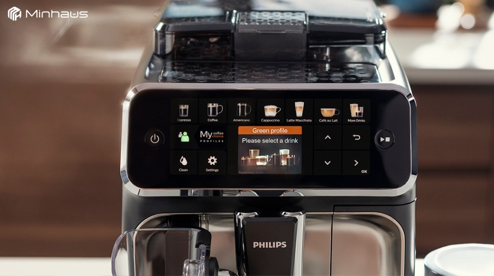 Đánh giá máy pha cafe Philips 5400 series: Có thực sự đáng mua? 5 Tích hợp sẵn 12 loại đồ uống phổ biến