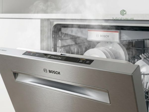 Máy rửa chén Bosch 13 bộ: Loại nào tốt nhất 2026? 4 Công nghệ sấy hé cửa Efficient Dry trên máy rửa chén Bosch 13 bộ