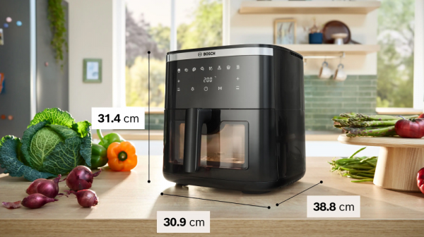 Cách làm món cà tím nướng mỡ hành và nhồi thịt siêu đưa cơm 7 Nồi chiên không dầu Bosch MAF671B0 Series 6