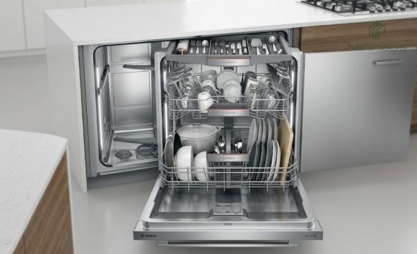 Cách xếp chén bát vào máy rửa chén Bosch đúng cách 1 Cách xếp chén bát vào máy rửa chén Bosch đúng cách với giàn rửa 3 tầng