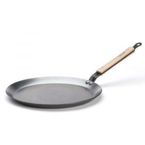 Chảo thép carbon De Buyer 5715 Round crepe pan MINERAL B BOIS 7 chao thep carbon de buyer 5715 round crepe pan mineral b bois 2