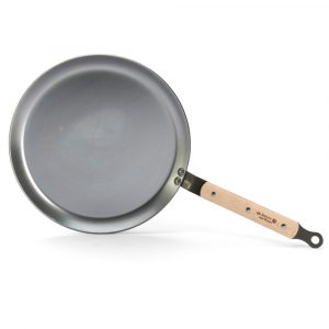Chảo thép carbon De Buyer 5715 Round crepe pan MINERAL B BOIS 9 chao thep carbon de buyer 5715 round crepe pan mineral b bois 4