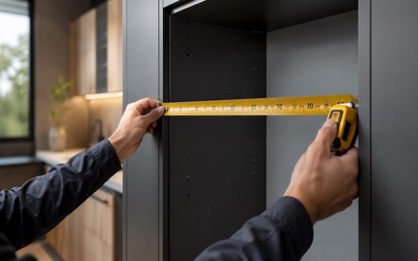 Kích thước tủ lạnh Bosch theo từng dòng: hướng dẫn đo bếp trước khi mua 3 Hướng dẫn đo kích thước không gian bếp trước khi mua tủ lạnh Bosch
