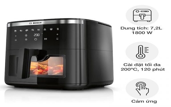 Gà nướng nồi chiên không dầu: 3 công thức da giòn, thơm ngon 6 nồi chiên không dầu Bosch chính hãng nhập khẩu từ Đức tại Minhaus