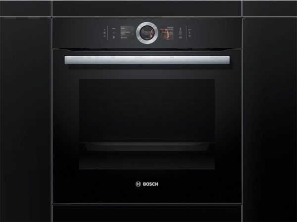 Review Lò Nướng Hơi Nước Bosch: Có Thực Sự Đáng Mua? 3 Lò nướng Bosch HSG636BB1 Series 8 mặt kính đen tích hợp chức năng hơi nước bổ trợ Added Steam.
