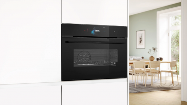 Review Lò Nướng Hơi Nước Bosch: Có Thực Sự Đáng Mua? 5 Lò nướng kèm hấp Compact Bosch CSG958DB1 dòng Accent Line thiết kế âm tủ hộc 45cm cao cấp.