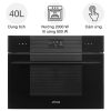 Lò nướng kèm vi sóng Smeg SO4102M1B3 Linea âm tủ 1 lo nuong kem vi song smeg so4102m1b3 linea am tu 11