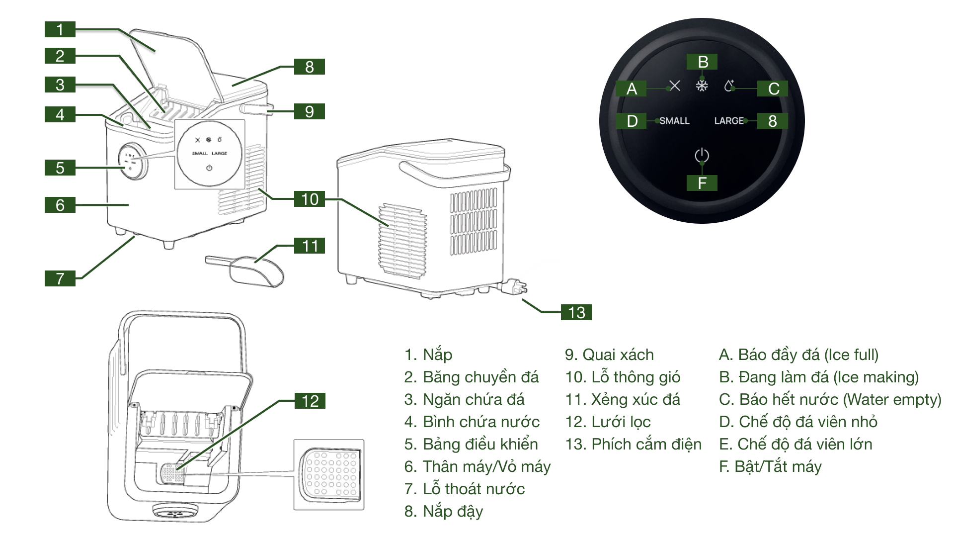 Máy Làm Đá Ritter 952000 BEEZER® IceCube mini tiện lợi và an toàn may lam da caso 3301 icemaster pro 07sssassdsad