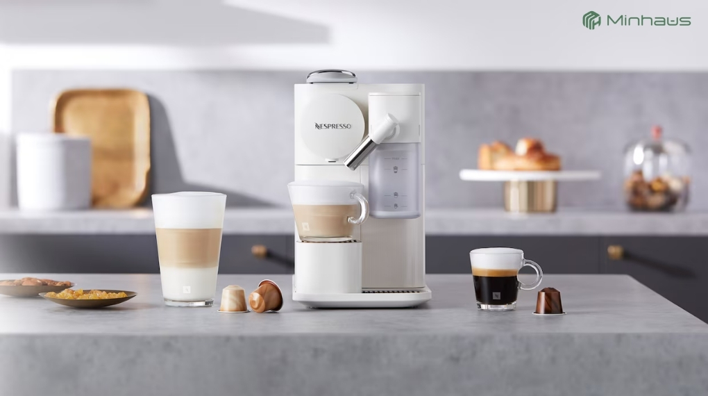 Phân loại máy pha cà phê cappuccino: Tự động, bán tự động, viên nén - Loại nào phù hợp với bạn? 4 Máy pha cà phê cappuccino viên nén Delonghi