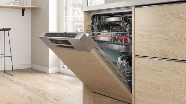 Kích Thước Máy Rửa Bát Âm Tủ: Bảng Đo Chuẩn 45cm & 60cm Cho Bếp Việt 1 kích thước máy rửa bát âm tủ Bosch lắp trong tủ bếp hiện đại