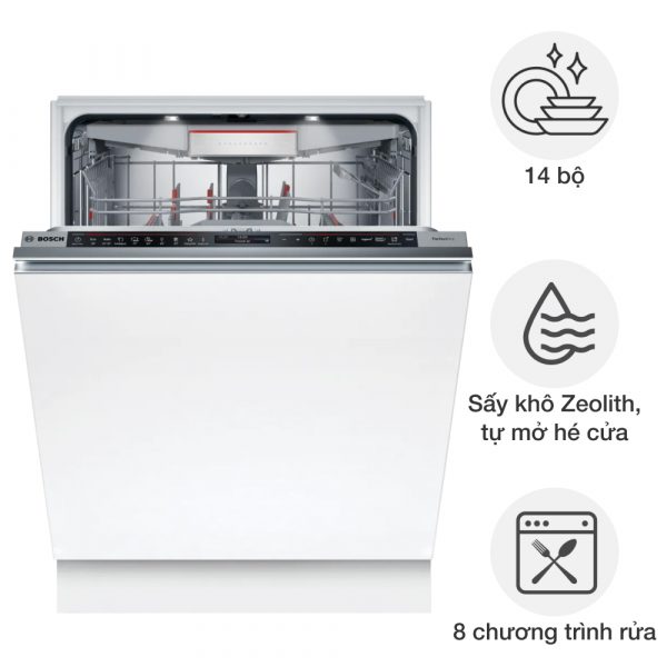 Máy Rửa Chén Bosch Series 8 sấy khô Zeolith