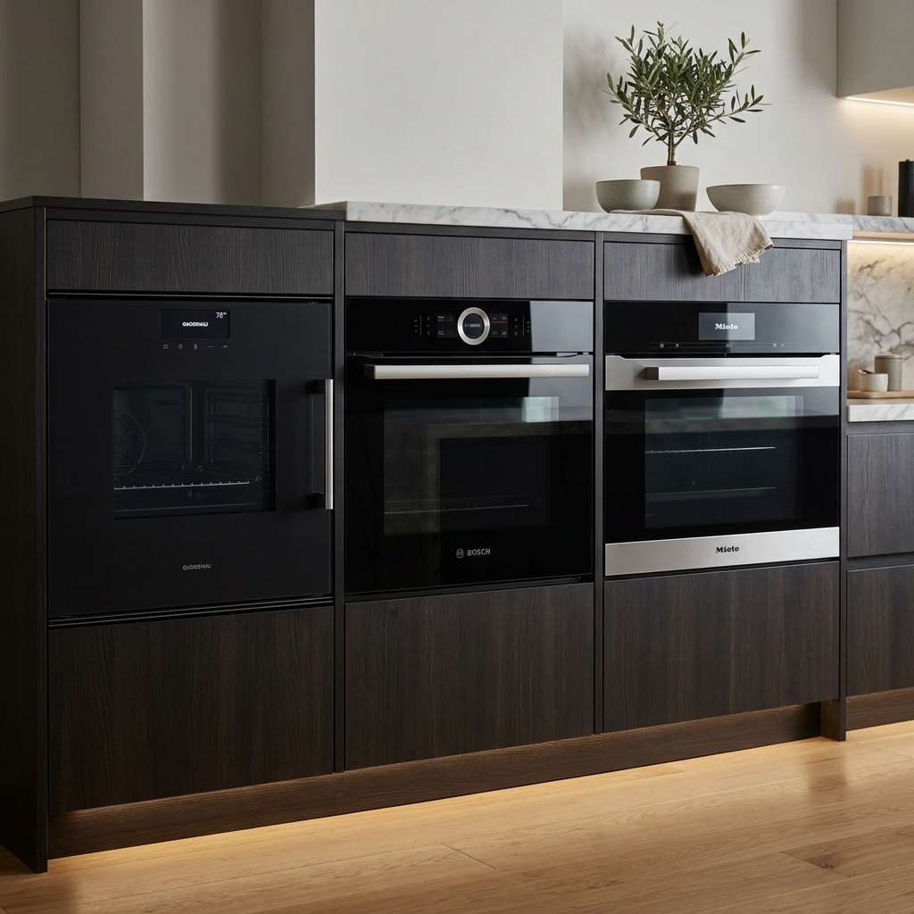 Lò combine Gaggenau: Nướng kết hợp hấp & vi sóng 6 So sánh lò combine nướng hấp Gaggenau, Bosch và Miele