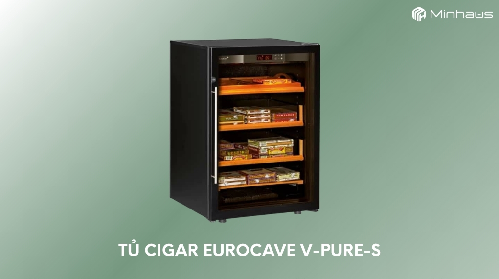 Tủ cigar là gì? Tất tần tật về tủ bảo quản cigar cho người mới 6 Tủ cigar EuroCave V-CIGAR-S