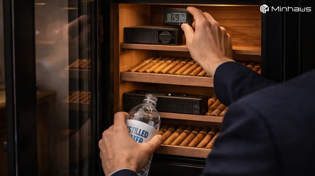 Tủ cigar là gì? Tất tần tật về tủ bảo quản cigar cho người mới 12 Tủ cigar cần được vệ sinh và kiểm tra định kỳ để duy trì môi trường bảo quản