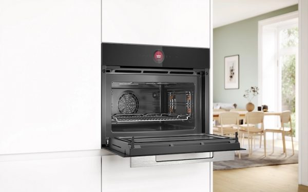 Lò Vi Sóng Bosch Có Nướng Được Không? Giải Đáp Chi Tiết Từ Chuyên Gia 3 Lò nướng kết hợp vi sóng Bosch dòng CMG Serie 8 — khoang 45 lít với công nghệ 4D Hot Air thay thế hoàn toàn lò nướng độc lập