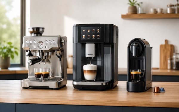 Nguyên lý hoạt động máy pha cà phê: Chi tiết từ A đến Z 5 các loại máy pha cà phê tự động bán tự động viên nén