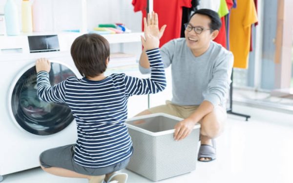 Máy giặt Bosch Serie 6: Đầy đủ thông tin chính hãng 4 gia đình Việt Nam hiện đại với máy giặt Bosch Serie 6 - phòng giặt sáng thoáng