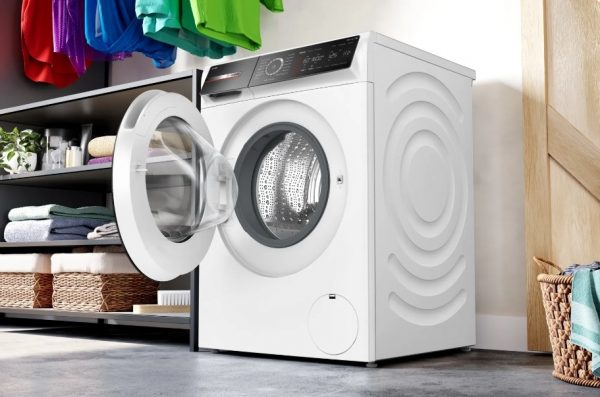 Máy giặt Bosch 10kg: toàn bộ Series 8, công nghệ đỉnh cao và so sánh 5 model 1 Máy giặt Bosch 10kg Series 8 cửa trước với công nghệ i-DOS và Iron Assist