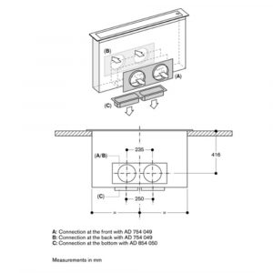 Máy hút mùi âm bàn Gaggenau AL400192 Series 400 12 may hut mui am ban gaggenau al400192 series 400 13