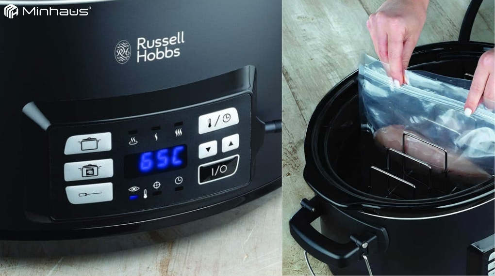 Sous vide là gì? Hướng dẫn chi tiết từ A-Z cho người mới bắt đầu 9 Nồi nấu chậm Russell Hobbs 6,5L 3in1 hỗ trợ cả nấu chậm lẫn sous vide