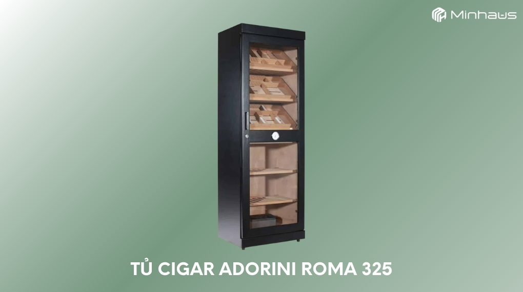 Tủ cigar loại nào tốt? Địa chỉ mua tủ cigar uy tín tại Hà Nội 7 Tủ cigar Adorini Roma 325